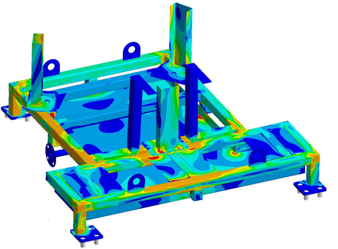 SKID and Support Calculations – EN 1991, EN 1998 | CIM-mes