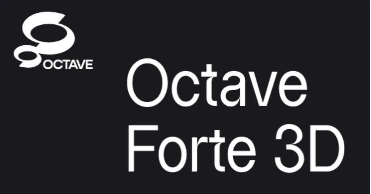 Logo Octave Forte 3D